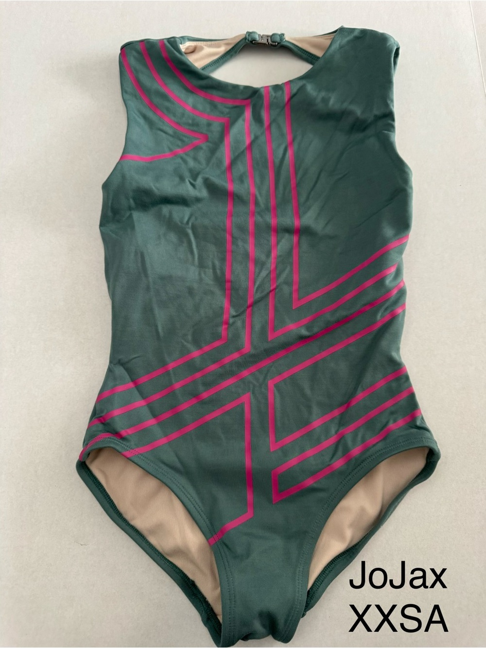 Jo & Jax Leotard Green Pink  - XXSA